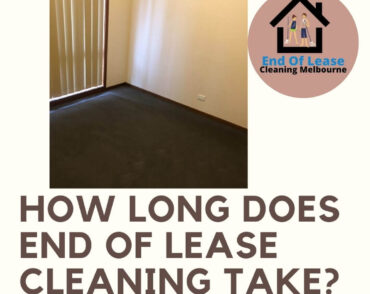 End of lease cleaning time