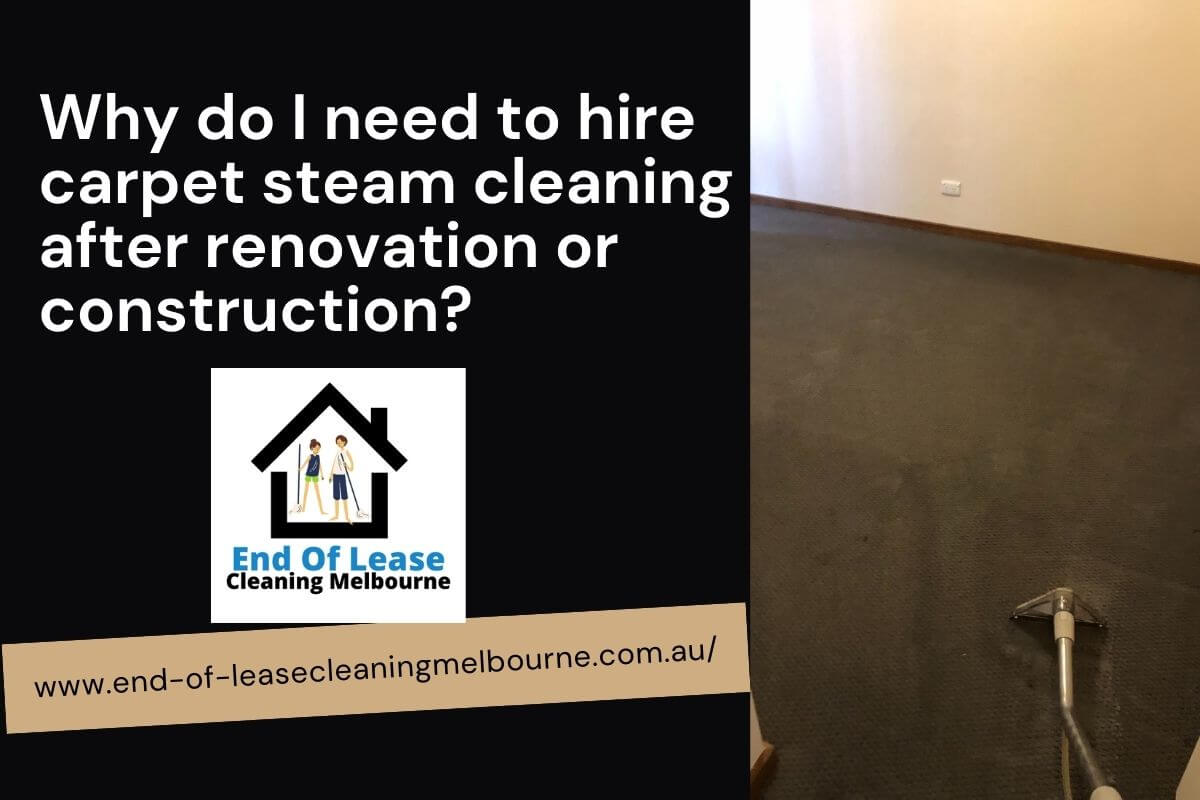 carpet steam cleaning after renovation
