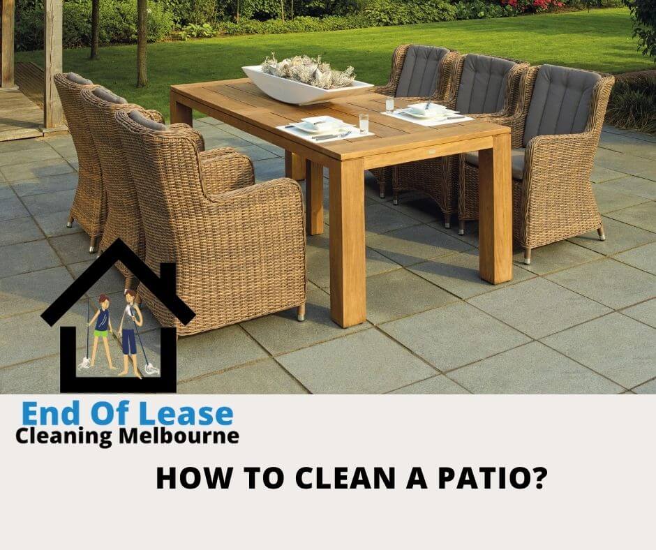 clean a patio