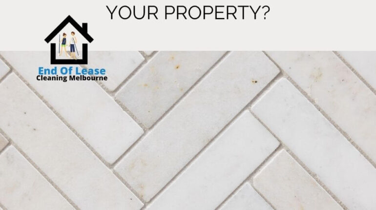 clean tile flooring at your property
