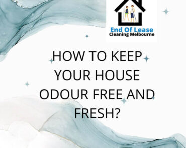 How to keep your house odour free and fresh?