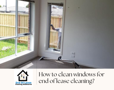 Window cleaning for end of lease cleaning