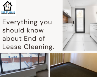 Everything you should know about End of Lease Cleaning.