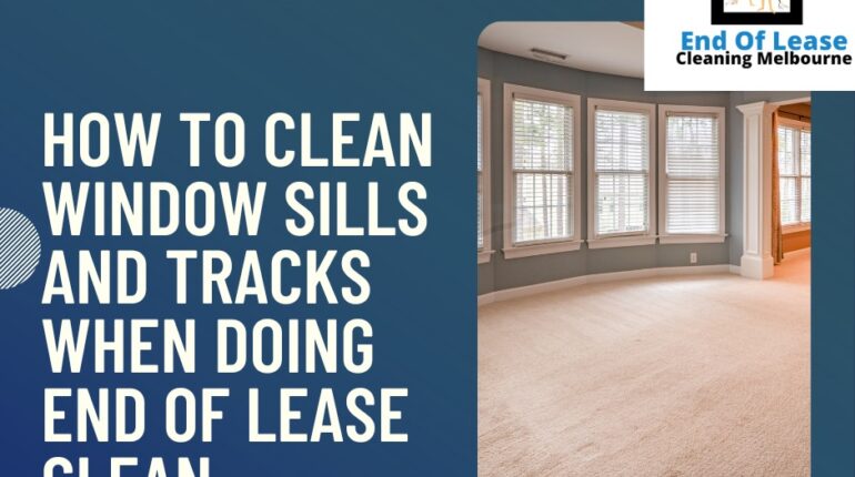 window sills clean tips