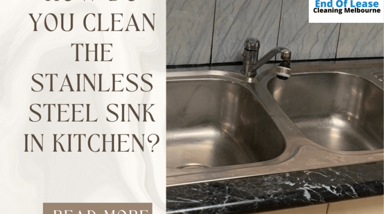 stainless steel sink cleaning