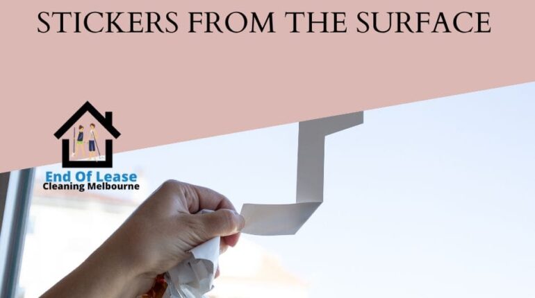 A Basic Tips to Remove Stickers from the Surface