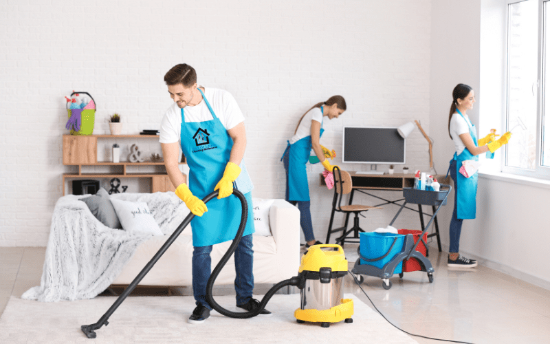 living room End of Lease Cleaning