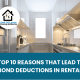 Top 10 Reasons That Lead to Bond Deductions in Rentals