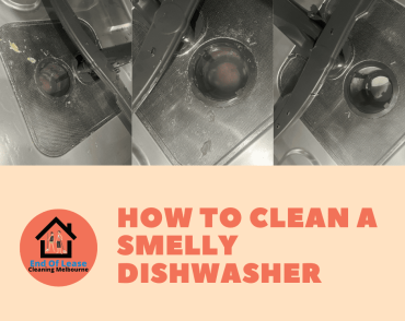 Steps to clean a dishwasher