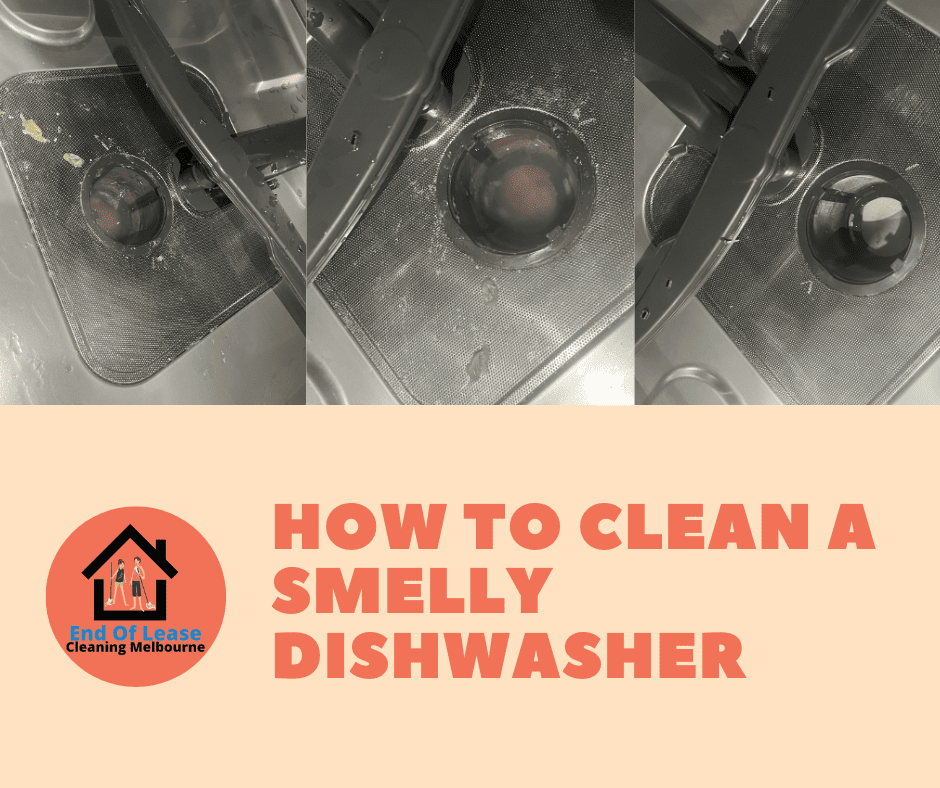 Steps to clean a dishwasher