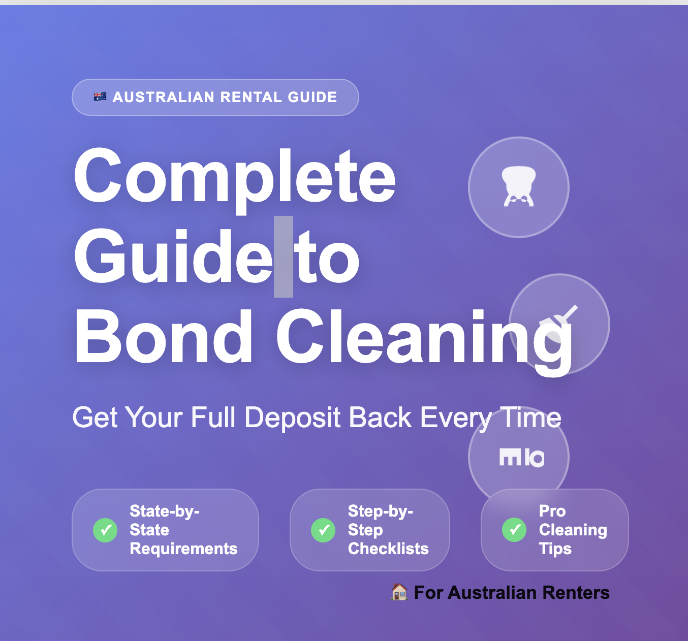 Bond Cleaning guide