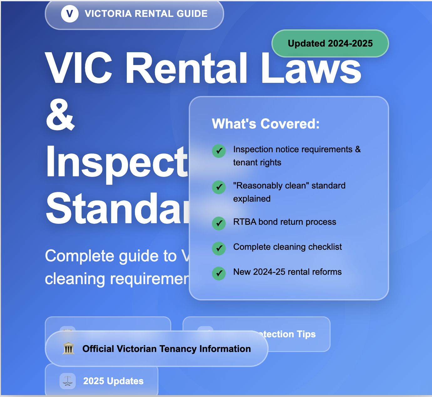 Victorian guide for rental properties